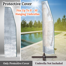 Load image into Gallery viewer, 80"L Protective Cover for Hanging Offset Patio Umbrella Outdoor