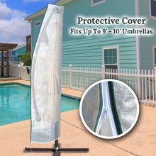 Load image into Gallery viewer, 80"L Protective Cover for Hanging Offset Patio Umbrella Outdoor