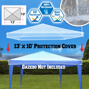 10x10'/13' Waterproof Outdoor Cover Protective for Canopy &Pop Up Party Tent