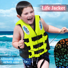 Load image into Gallery viewer, Swimming Boating Safety Buoyancy Aid Child Life Jacket with Whistle