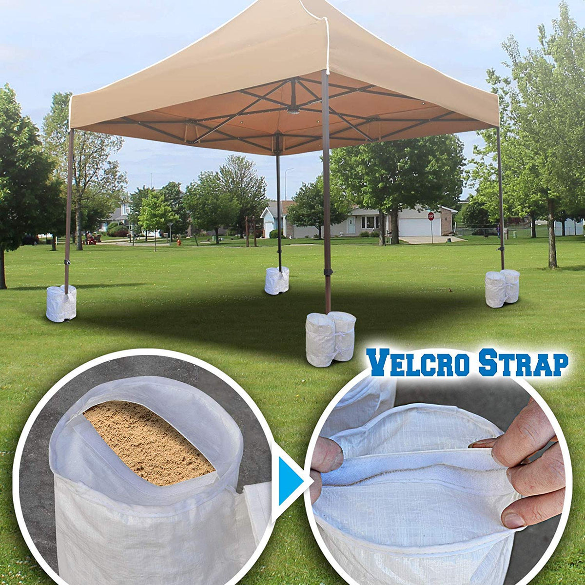 4pcs Sand Weight Bags Leg Weights For Pop Up Canopy Tent Sun