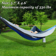 Load image into Gallery viewer, Light Travel Parachute Hammock Nylon Swing Bed