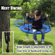 Load image into Gallery viewer, 40" Round Nest Swing Kid Child Tree Hanging Hammock Family Garden