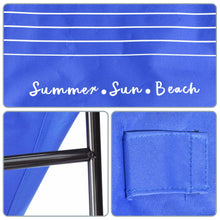 Load image into Gallery viewer, 600D oxford fabric Portable Reclining Lounger Beach Chairs