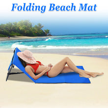 Load image into Gallery viewer, 600D oxford fabric Outdoors  reclining lounger Park Beach Chair Multi-usage Picnic 50"x20" Seat Mat