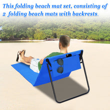 Load image into Gallery viewer, 600D oxford fabric Outdoors  reclining lounger Park Beach Chair Multi-usage Picnic 50"x20" Seat Mat