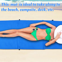 Load image into Gallery viewer, 600D oxford fabric Outdoors  reclining lounger Park Beach Chair Multi-usage Picnic 50"x20" Seat Mat