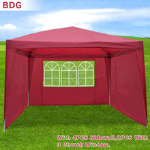 Load image into Gallery viewer, STRONG CAMEL 10'x10'/13' EZ POP UP Folding Party Tent Gazebo Cater Canopy with Carry Bag