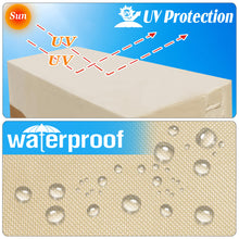 Load image into Gallery viewer, Large 7.5x2.8x2.7H Patio Sofa Bench Cover Furniture Weather Protector
