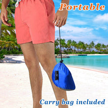 Load image into Gallery viewer, 9' x 7' Large, 6 Corner Pockets, Sand Escape, Nylon Beach Blanket