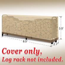 Load image into Gallery viewer, Large Size Waterproof Firewood Rack Cover Outdoor Wood Log Rack Cover
