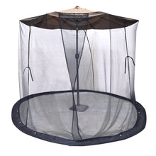 Load image into Gallery viewer, Mosquito Net for 9 to 10' Patio Umbrella Protect Screen Black Bug Insect Netting