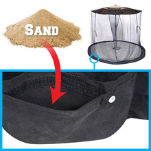 Load image into Gallery viewer, Mosquito Net for 9 to 10' Patio Umbrella Protect Screen Black Bug Insect Netting