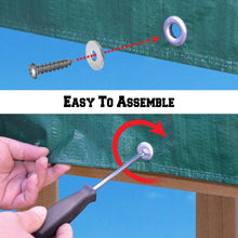 Load image into Gallery viewer, 43"x90" Waterproof Replacement Canopy for Backyard Wood Playset Swing Set