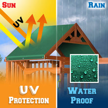 Load image into Gallery viewer, 43"x90" Waterproof Replacement Canopy for Backyard Wood Playset Swing Set