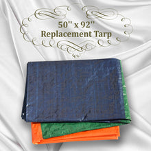 Load image into Gallery viewer, 50"x90" Multi-Color Tarp Replacement Canopy Wood Playset Roof Shade