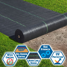 Load image into Gallery viewer, Garden Barrier Landscape Fabric Barrier Weed Block