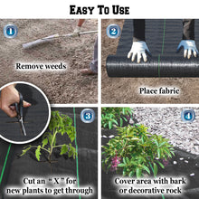 Load image into Gallery viewer, Garden Barrier Landscape Fabric Barrier Weed Block