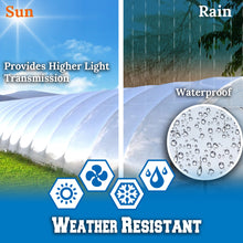 Load image into Gallery viewer, 12x25ft , 25 x 10 ft Greenhouse Clear Plastic Film 6mil Thicker Polyethylene Covering