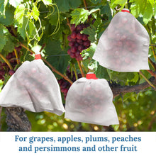 Load image into Gallery viewer, 100pcs Anti Insect Garden Plant Fruit Protect Drawstring non-wove Bag