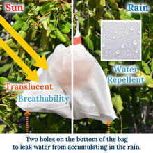 Load image into Gallery viewer, 100pcs Anti Insect Garden Plant Fruit Protect Drawstring non-wove Bag
