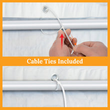 Load image into Gallery viewer, 10'x20' Carport Replacement Canopy Cover for Tent Top Garage Shelter Cover with Cable Ties