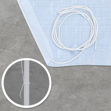 Load image into Gallery viewer, 10'x20' Carport Replacement Canopy Cover for Tent Top Garage Shelter Cover with Cable Ties