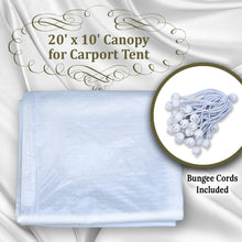 Load image into Gallery viewer, 10x20 Ft  Waterproof Carport Canopy Tent Replacement Top Garage COVER