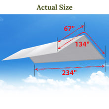 Load image into Gallery viewer, 10'x20' Carport  Replacement Canopy for Tent Garage Tarp Top Shelter Cover w Cable Ties