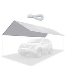 Load image into Gallery viewer, 10'x20' Carport  Replacement Canopy for Tent Garage Tarp Top Shelter Cover w Cable Ties