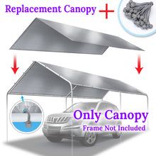 Load image into Gallery viewer, 10x20 Ft  Waterproof Carport Canopy Tent Replacement Top Garage COVER