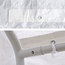 Load image into Gallery viewer, 10'x20' Carport Replacement Canopy Cover for Tent Top Garage Shelter Cover w Ball Bungees