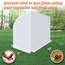 Load image into Gallery viewer, Replacement Canopy Cover for 10x5x7'H Walk-In Half Greenhouse Zipper Doors