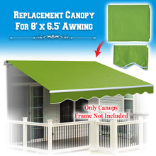 Load image into Gallery viewer, 8x6.5ft Outdoor Manual Yard Retractable Patio SunShade Door Awning Cover Only