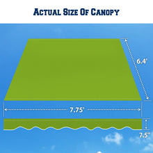 Load image into Gallery viewer, 8x6.5ft Outdoor Manual Yard Retractable Patio SunShade Door Awning Cover Only