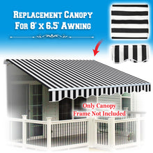 Load image into Gallery viewer, 8x6.5ft Outdoor Manual Yard Retractable Patio SunShade Door Awning Cover Only