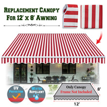 Load image into Gallery viewer, Sunshade Manual Yard Retractable Patio Awning Cover Canopy Outdoor
