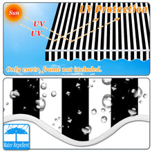 Load image into Gallery viewer, 12 x 10 ft Canopy COVER Replacement Outdoor Manual Retractable Sunshade Awning