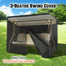 Load image into Gallery viewer, 3-Seat Swing Outdoor Furniture set Patio Protector Cover