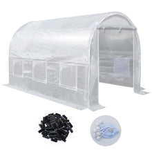 Load image into Gallery viewer, Greenhouse Replacement Cover Larger Walk in Outdoor Plant Gardening Greenhouse (12' X 7' X 7')
