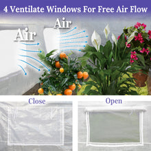 Load image into Gallery viewer, Greenhouse Replacement Cover Larger Walk in Outdoor Plant Gardening Greenhouse (10' X 7' X 6')