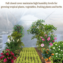 Load image into Gallery viewer, Greenhouse Replacement Cover Larger Walk in Outdoor Plant Gardening Greenhouse   16' X 7' X 7.2'