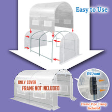 Load image into Gallery viewer, Greenhouse Replacement Cover Larger Walk in Outdoor Plant Gardening Greenhouse (10' X 7' X 6')