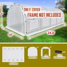 Load image into Gallery viewer, Greenhouse 3Pcs Cover Replacement Larger Walk in Outdoor Plant Garden