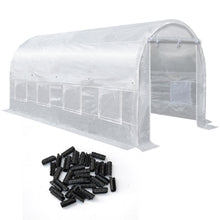 Load image into Gallery viewer, Greenhouse Replacement Cover Larger Walk in Outdoor Plant Gardening Greenhouse   16' X 7' X 7.2'