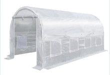 Load image into Gallery viewer, Greenhouse Replacement Cover Larger Walk in Outdoor Plant Gardening Greenhouse   16' X 7' X 7.2'