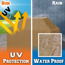 Load image into Gallery viewer, PE Waterproof Cart Outdoor Patio Gas Grill BBQ Protector Cover