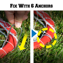 Load image into Gallery viewer, NEW 6' x 6' x 7' Portable Lacrosse Sport Net with quickly Set Up