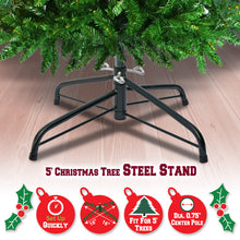 Load image into Gallery viewer, Steel Base Stand for Christmas Tree 5/6/7/7.5ft Xmas Green