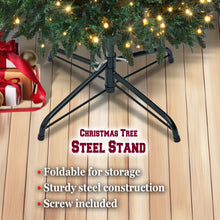 Load image into Gallery viewer, Steel Base Stand for Christmas Tree 5/6/7/7.5ft Xmas Green